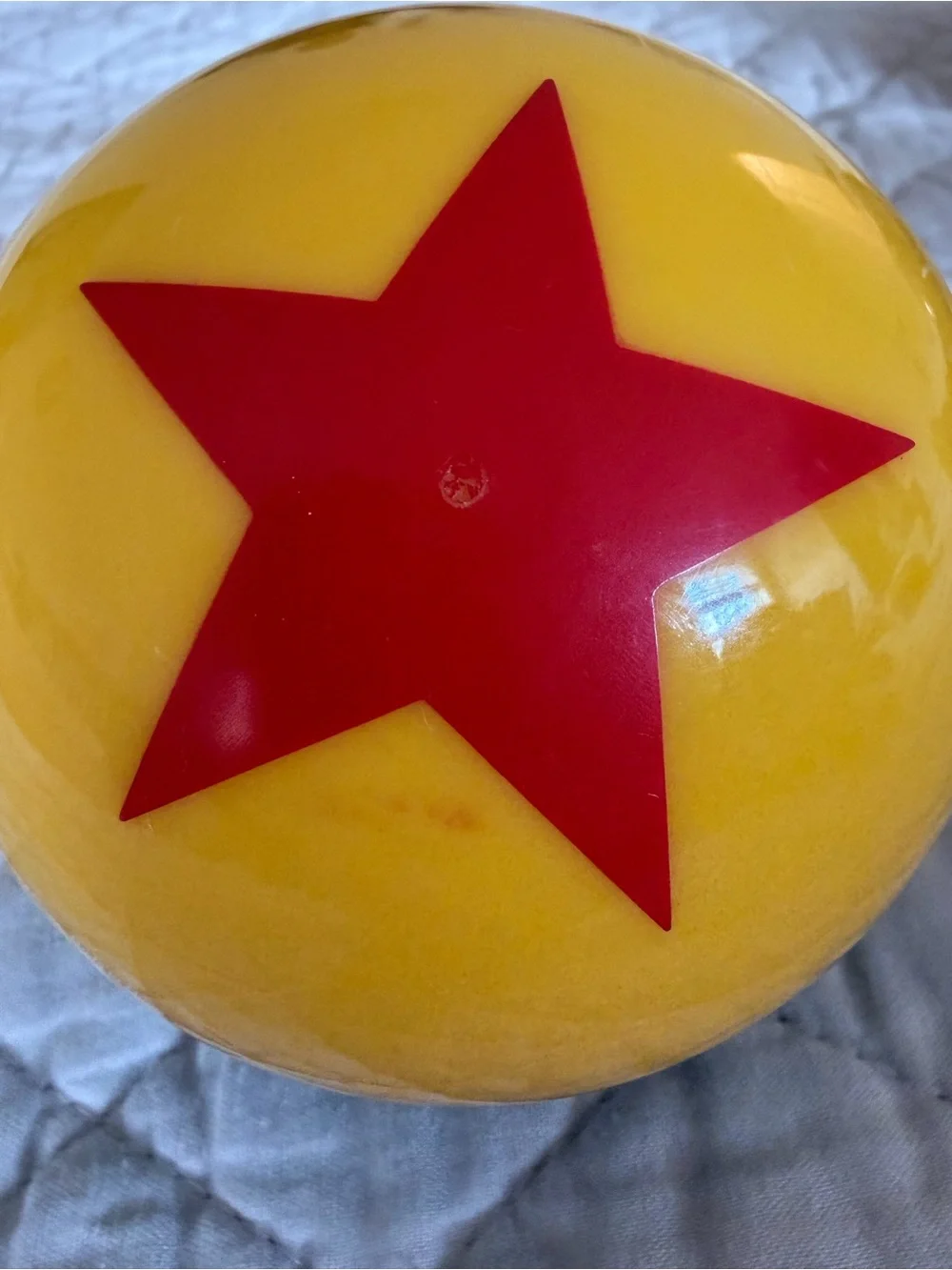 Disney Pixar Luxo Ball Toy Story 4” Yellow Red Star Blue Disney Parks